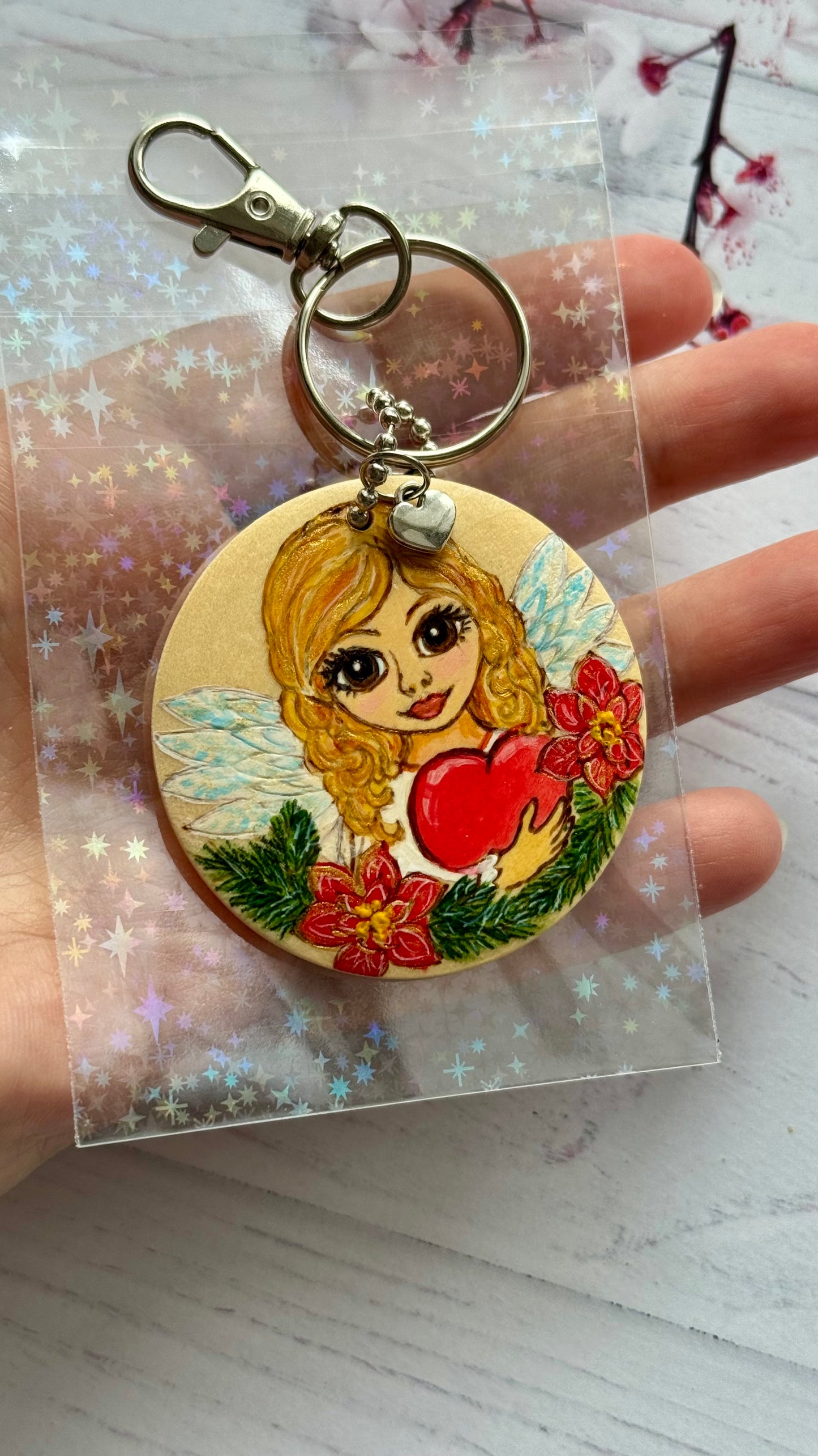 Schlüsselanhänger mit Schutzengel 👼