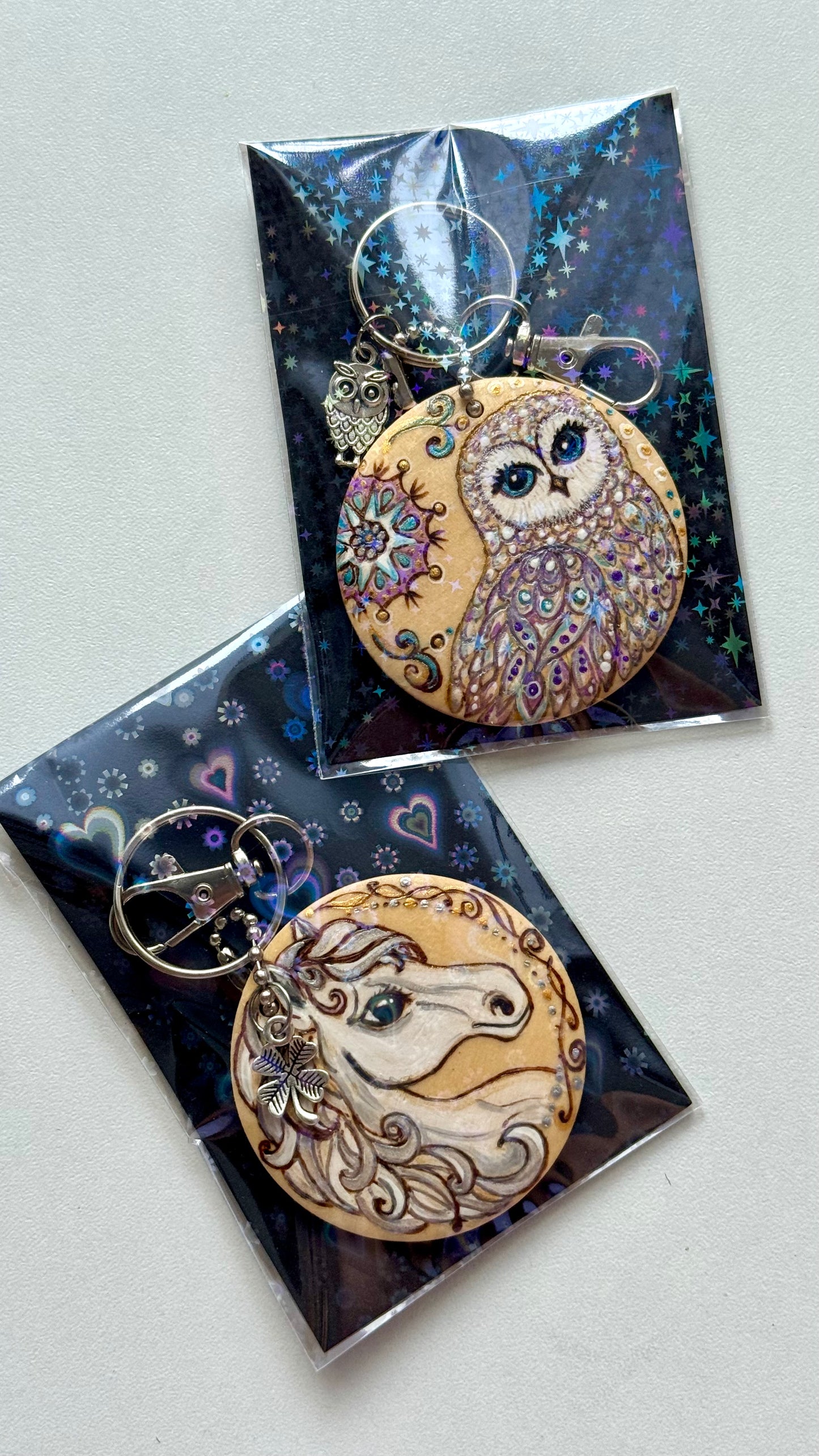 Magische Eule – Schlüsselanhänger