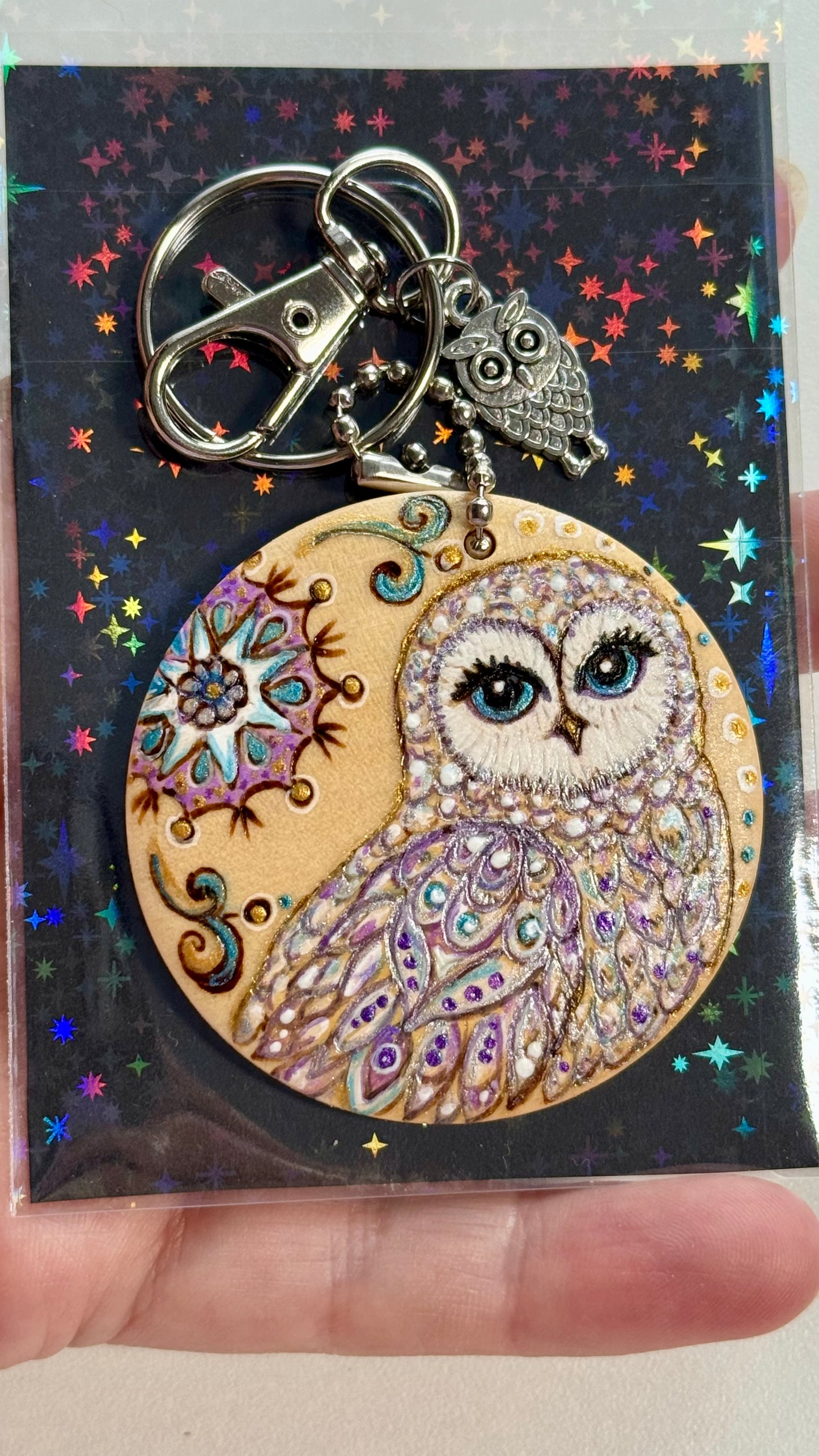 Magische Eule – Schlüsselanhänger