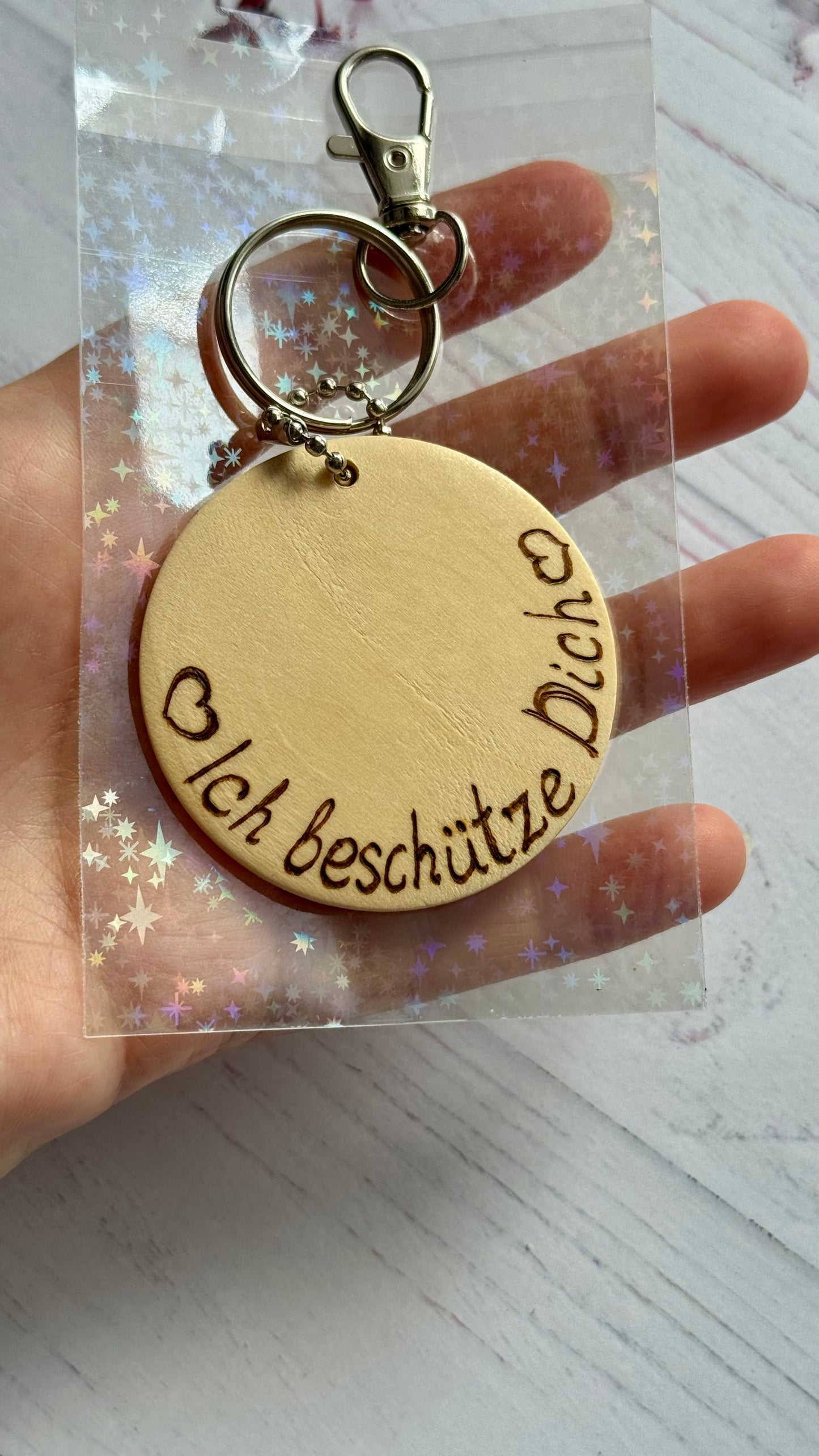 Schlüsselanhänger mit Schutzengel 👼