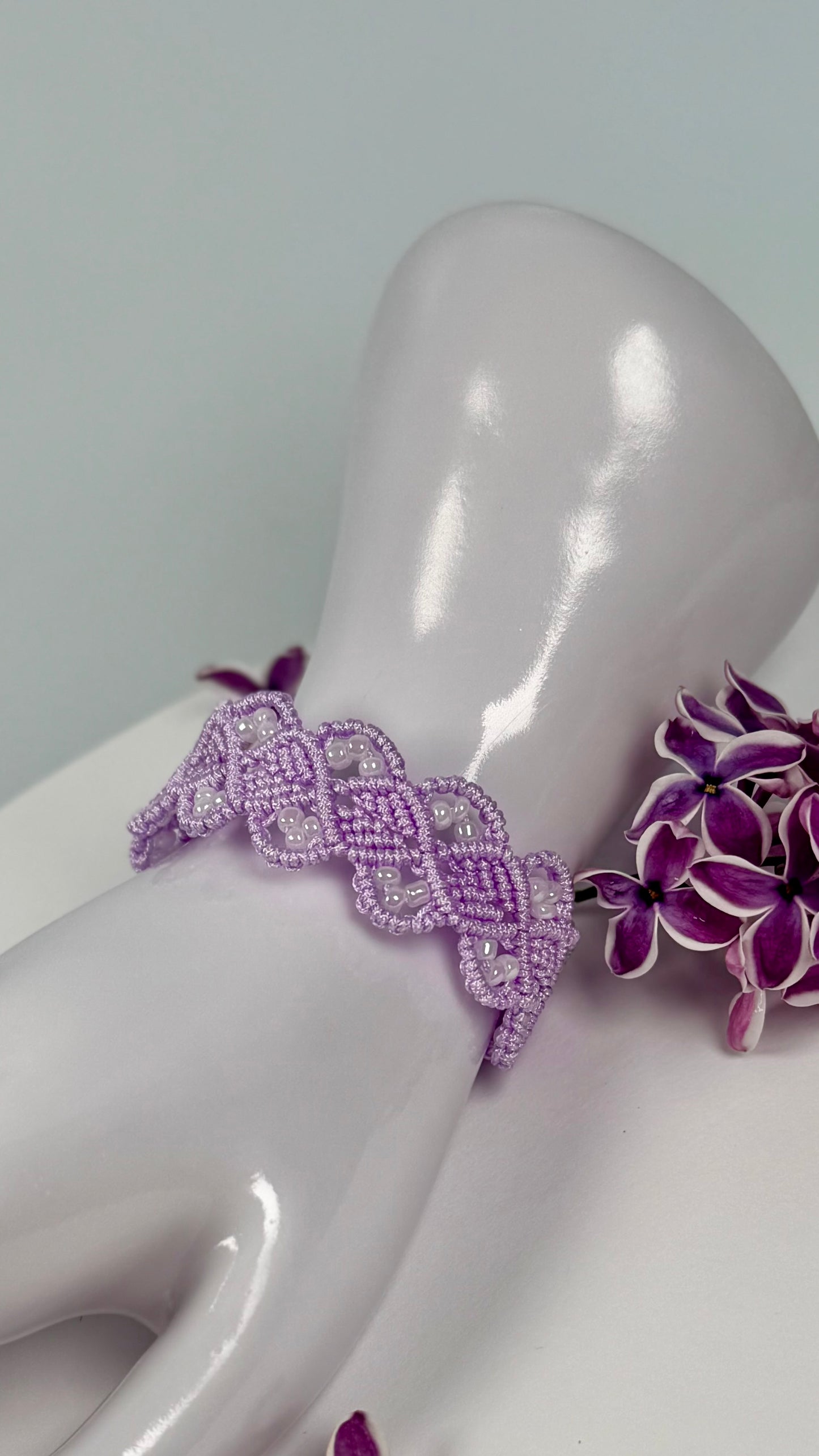 Fliederflüstern 💜
 Armband