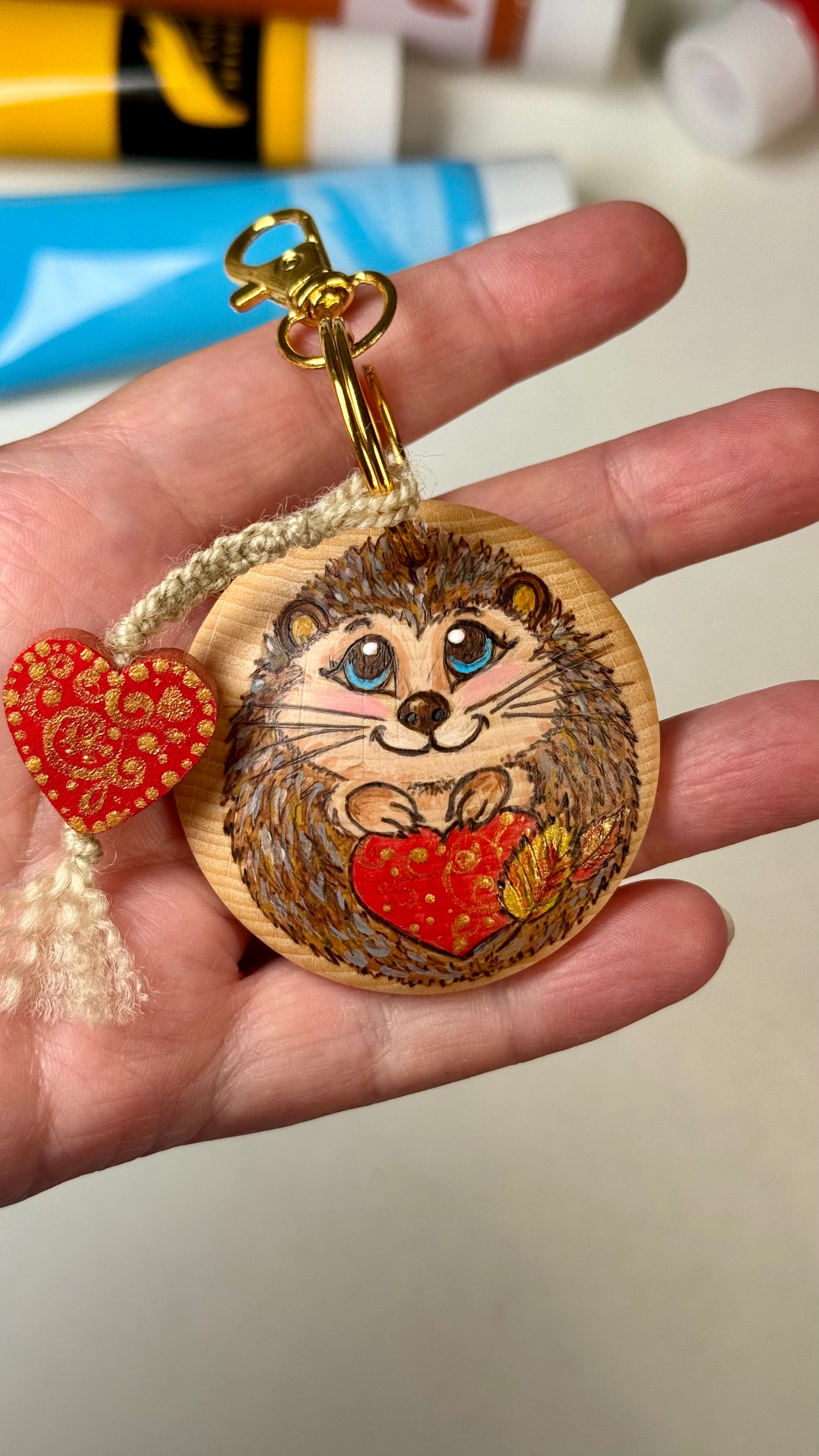 Holz Schlüsselanhänger ✨