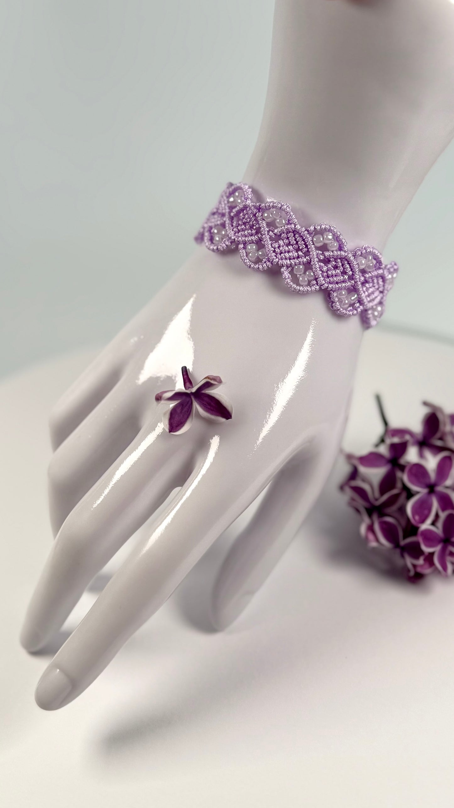 Fliederflüstern 💜
 Armband