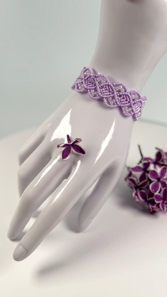 Fliederflüstern 💜
 Armband