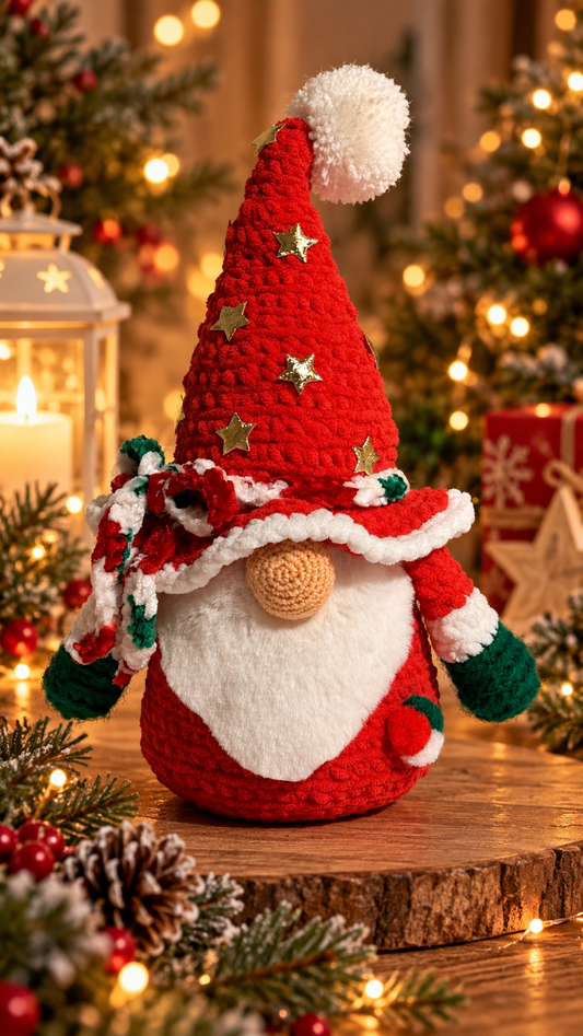 Weihnachtswichtel – handgehäkelte Weihnachtsdekoration 🎄✨